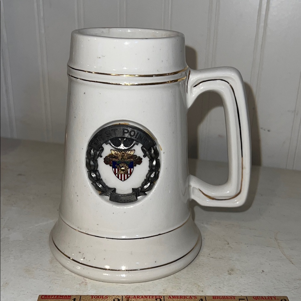 MCM Vintage Heraldo-Mug USMA West Point Ceramic Mug/Stein